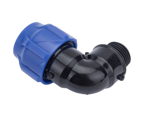 Компрессионный отвод VALFEX ПНД, с наружной резьбой, 20x1/2"" 1210012420012 – изображение 2