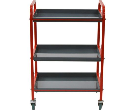 Тележка для инструментов Zatesov три полки, открытая TT-03-RED – изображение 2