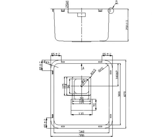 Врезная кухонная мойка Oulin OL-0362 – изображение 2