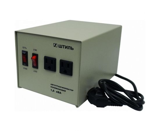 Автотрансформатор Штиль 1,6 кВА, в сером корпусе АТ 230-220/СТО-1,6-50 с/к – изображение 3