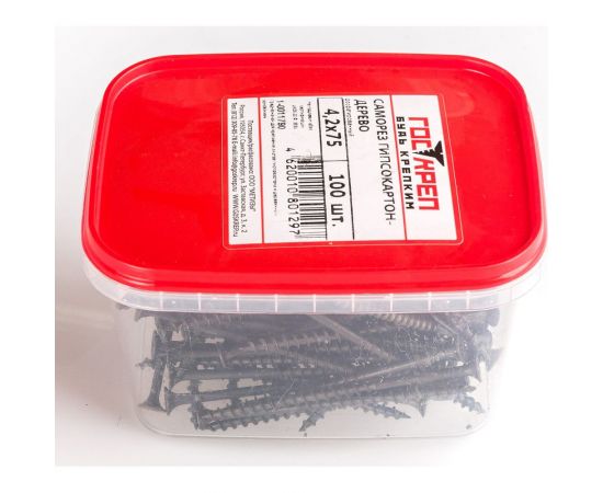 Саморез ШСГД ГОСКРЕП 4,2х75 100 шт. 1-0011790 – изображение 3