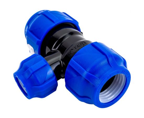 Компрессионный переходной тройник VALFEX ПНД, 32-20-32 1210012322032 – изображение 3