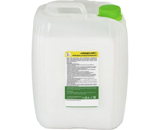 Антибактериальное мыло-крем АЛМАДЕЗ Лайт 5 л евро канистра МАЛ-05 – изображение 3