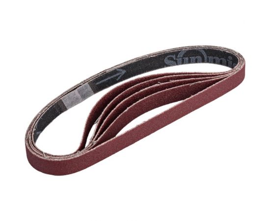 Лента на ткани для электроинструмента 5 шт, 10х330 мм, Р120 Сегмент-Абразив 7930091776009 – изображение 3