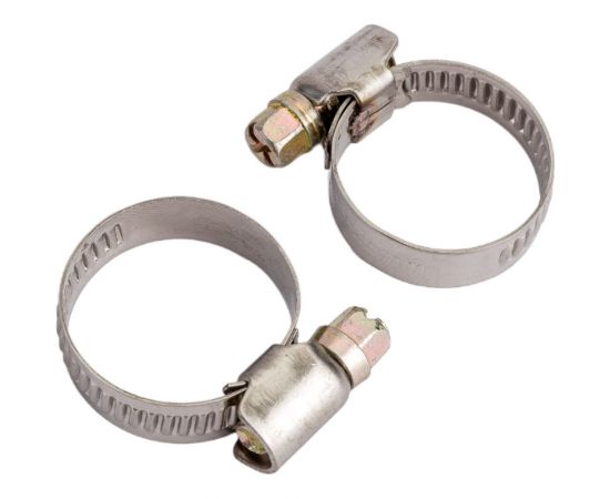 Червячный хомут vertextools нерж. сталь W2, 16-25 мм, 100 шт. 08-16-25 – изображение 3