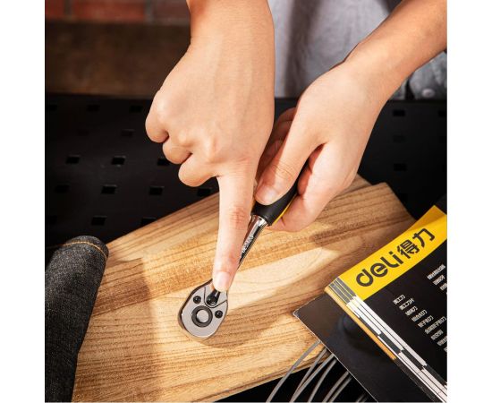 Ключ-трещотка DELI DL2323 1/4 98324 – изображение 4