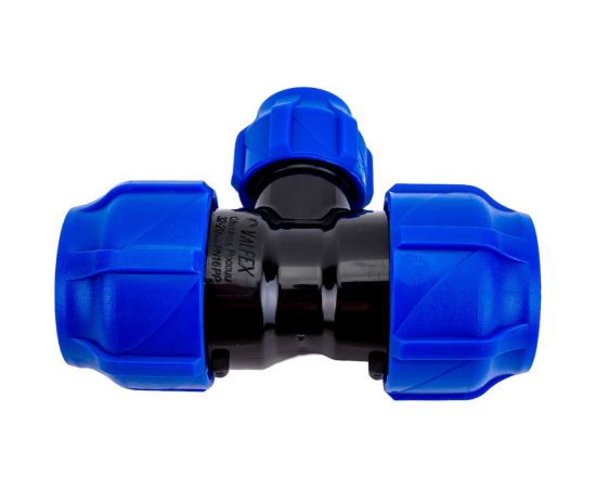 Компрессионный переходной тройник VALFEX ПНД, 32-20-32 1210012322032 – изображение 4