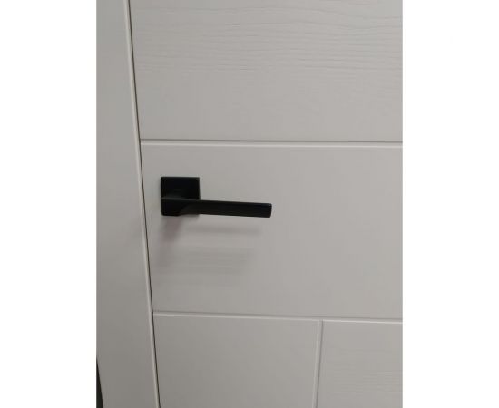 Дверная ручка MORELLI FIORD-SQ NERO цвет - черный 9012308 – изображение 4