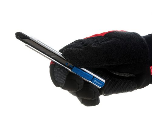 Металлический нож ЗУБР ПРО-9А с автостопом, 9 мм 09152 – изображение 4