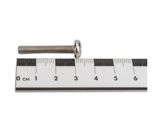 Винт Невский Крепеж DIN 7985, с полукруглой головкой, нерж. сталь, М5x30 6 шт. 823058 – изображение 4