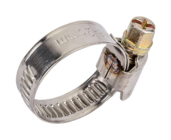 Червячный хомут vertextools нерж. сталь W2, 16-25 мм, 100 шт. 08-16-25 – изображение 6