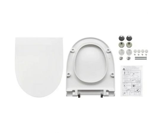 Унитаз-компакт Sanita ""Марс"" безободковый, комфорт MRSSACC01030413R – изображение 6