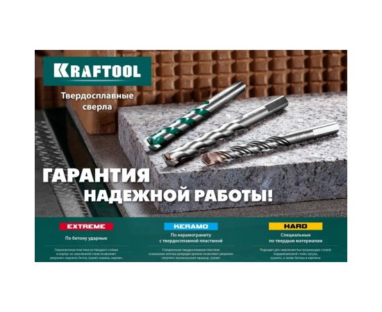 Сверло по керамограниту KRAFTOOL Keramo 6x100 мм 29175-100-6 – изображение 6