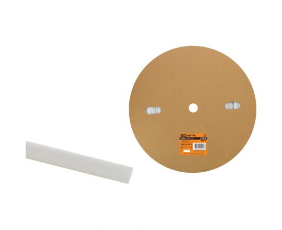 Термоусаживаемая трубка TDM ТУТнг 10/5 белая (100 м/ролл) SQ0518-0015 