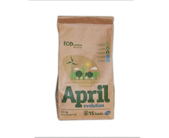 Стиральный порошок автомат Сонца 1,5кг April Evolution EcoSolution универсальный 87302 