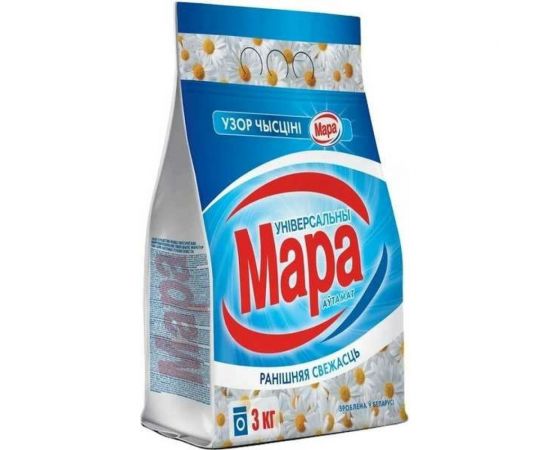 Стиральный порошок автомат Сонца 3кг Мара Узор Утренняя свежесть универсальный 86997 