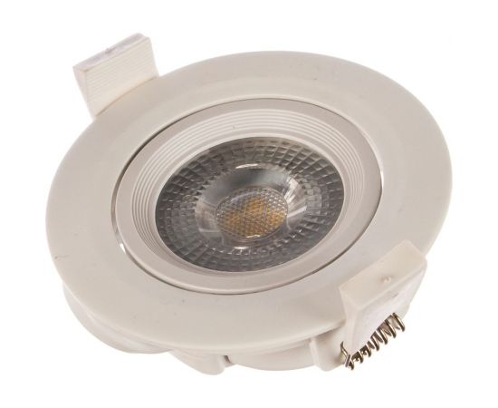 Светодиодный светильник ЭРА KL LED 22A-5 3K WH круглый поворотн. LED SMD 5W 3000K, белый Б0037036 