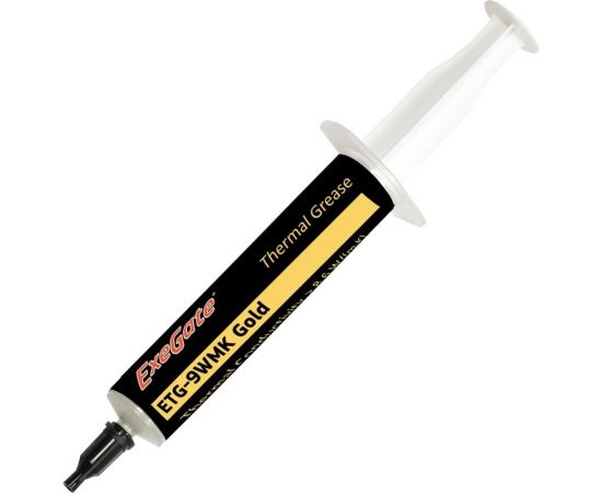Термопаста ETG-9WMK Gold (8,6 Вт мК, 20 г, шприц с лопаткой) ExeGate 282345 