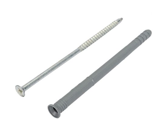 Дюбель-гвоздь Tech-Krep 8x120 мм, потайная манжета, полипропилен, 100 шт. 154271 