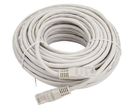 Патч-корд UTP 5e кат. литой 15М СЕРЫЙ REXANT 18-1010 