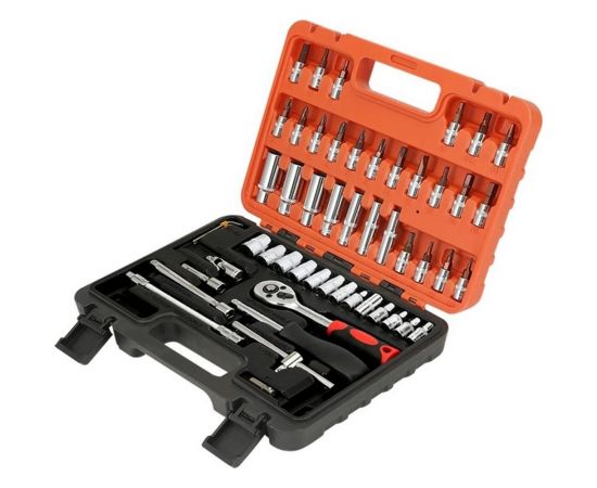 Набор инструментов GOODKING 53 предмета, 1/4, трещотка K-10053 