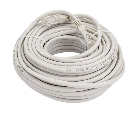 Патч-корд UTP 5e кат. литой 15М СЕРЫЙ REXANT 18-1010 – изображение 2