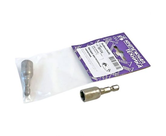 Насадка шестигранная магнитная 10x45 мм крепежная техника 66104 – изображение 2