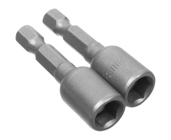 Биты с торцевыми головками (2 шт; 8х45 мм; сталь CrV; 1/4"" Е) РемоКолор 33-3-836 – изображение 2
