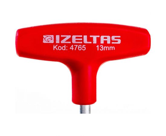 Т-образный торцевой ключ-отвертка IZELTAS 13x135 мм, длина 185 мм 4765190130 – изображение 2