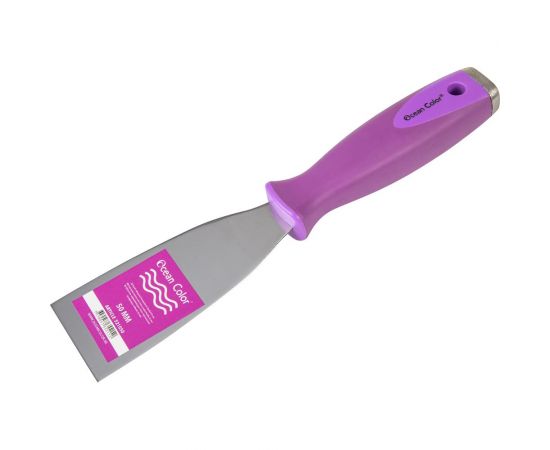 Гибкий шпатель для всех видов шпатлёвок и смесей Ocean Color 50 мм 521050 – изображение 3