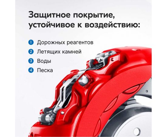 Эмаль для суппортов KUDO красная 520 мл 5211 11605067 – изображение 3