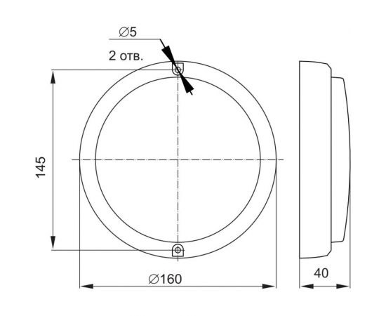 Светильник IEK LED ДПО 4005 8вт IP54 6500K круг белый LDPO0-4005-8-6500-K01 – изображение 3
