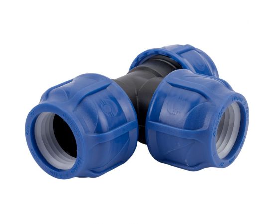 Компрессионный тройник VALFEX ПНД, 40-40-40 1210012404040 – изображение 3