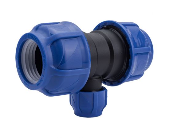 Компрессионный переходной тройник VALFEX ПНД, 50-25-50 1210012502550 – изображение 4