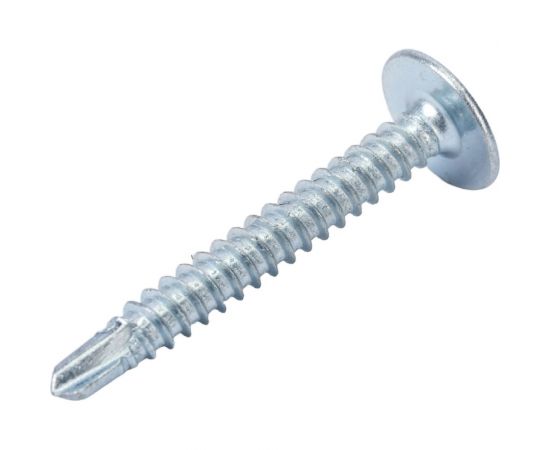 Саморезы Gigant 4,2x32, п/сф, сверло, цинк, 1 кг 123577 – изображение 4