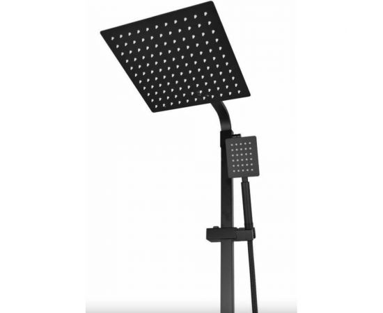 Душевой комплект WISENT с квадратным тропическим душем W72417B – изображение 4