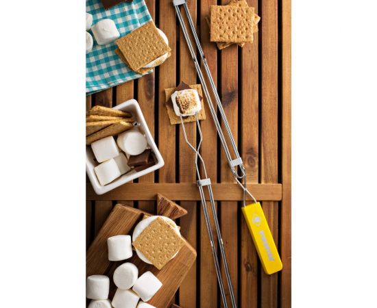 Детские рогатинки-гриль с телескопическими ручками для жарки сосисок, хлеба Forester 2 шт. BQ-B2 – изображение 4