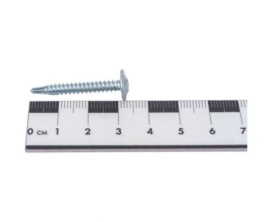 Саморезы Gigant 4,2x32, п/сф, сверло, цинк, 1 кг 123577 – изображение 5