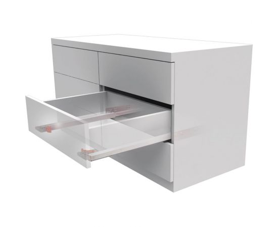 Направляющая полного выдвижения c доводчиком SAMET SMART SLIDE, Lock-Fix 500 мм СТ-00001282 – изображение 7