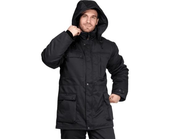 Утепленная куртка ГК Спецобъединение ЗАЩИТА черная Кур 412/104/182 