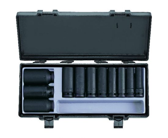 Набор ударных шестигранных головок 1/2"", L=85 мм, 11 шт. FORCE 4119 