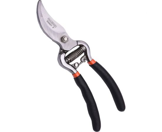 Садовый секатор HARDEN 200 мм с прорезиненной рукоятью, сталь 65MN 630401 