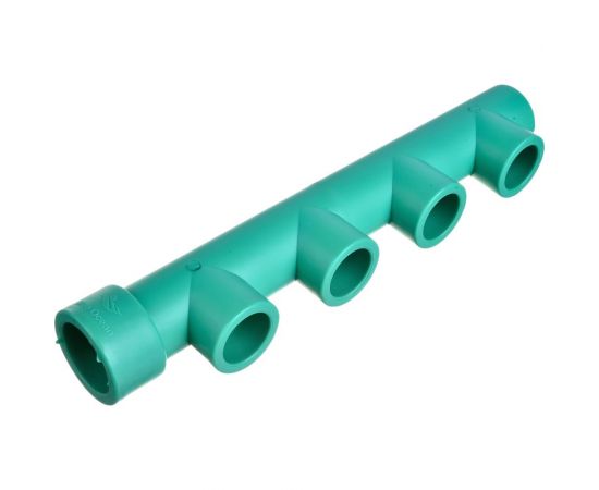 Коллектор Blue Ocean (4 отвода) - 32x25x4 ЗЕЛЕНЫЙ PPRF/FCETA(G) -32х25х4 
