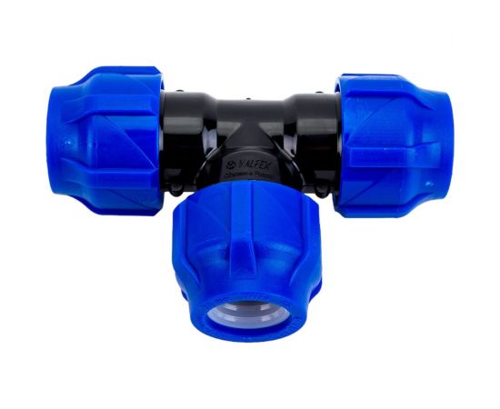 Компрессионный тройник VALFEX ПНД, 20-20-20 1210012202020 