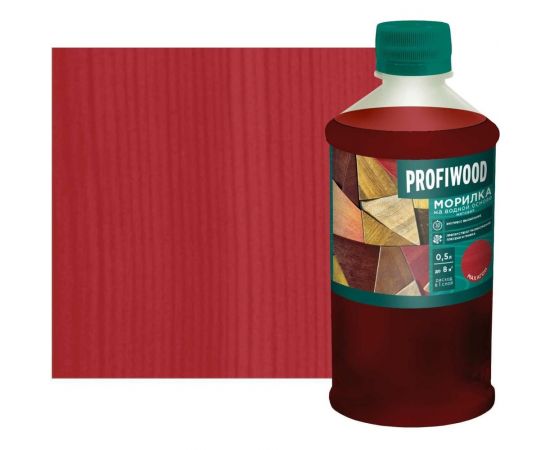 Морилка Profiwood на водной основе, махагон, 0.5 кг 67687 