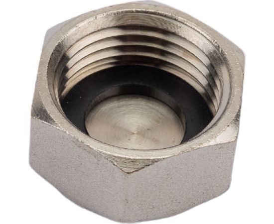 Латунная заглушка DOUBLE-LIN резьбовая с прокладкой в/р - 1/2" LL6163 (1/2") 