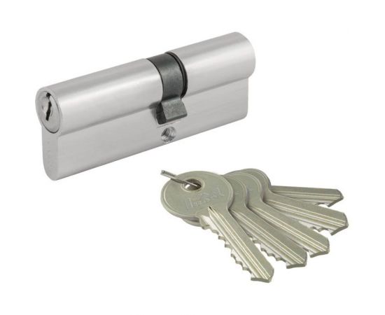 Цилиндровый механизм НОРА-М STD AL Л-80 45-35 хром 15324 