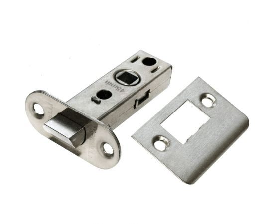 Межкомнатная скругленная защелка MORELLI OL6-45 SN цвет - никель 9010450 