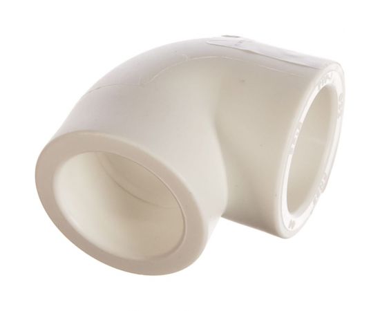 Угольник PRO AQUA PP-R 90 градусов, белый, 32 мм PA13012Pb 