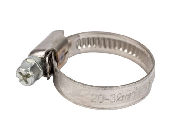 Хомут KRAFT 20-32 мм, нержавеющая сталь, уп. 100 шт. KT 880404 